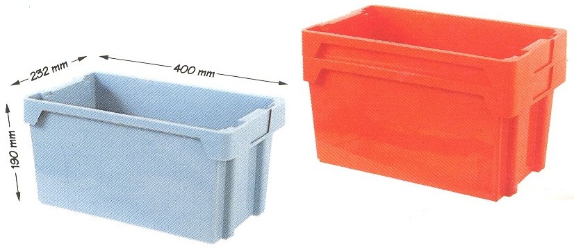 TINA PLAST.400x232x190 (LARANJA)