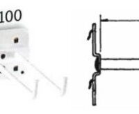 70210 GANCHO DUPLO BRANCO D-50 $#