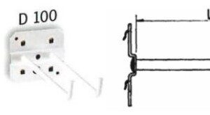 70220 GANCHO DUPLO BRANCO D-100$#