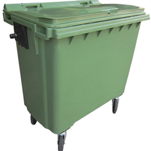 CONTENTOR LIXO VERDE  800LT DIN $