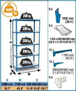 937006 EST.SIMONCLICK A/B 5P 2×1,1×0,4M$