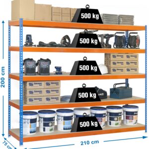 081682 EST.ST2107-5 A/L 5PT 2x2,1x0,75M$