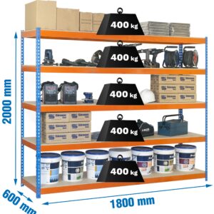 950050 EST.EF1806-5 A/L 5PT 2x1,8x0,60M$