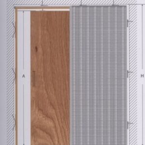 CAIXA P/CORRER PAREDE REBOCO   600x2000$