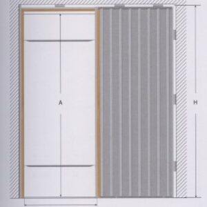 CAIXA P/CORRER GESSO CARTONADO 700x2000$