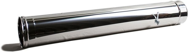 TUBO RIGIDO INOX 1MT C/REG.C/ABRAC.150MM