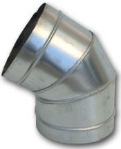 CURVA 45o             GALVANIZADA 350MM