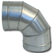 CURVA 90o             GALVANIZADA 150MM