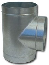 TE 90o                GALVANIZADO  80MM