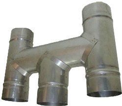 H P/TELHADO           GALVANIZADO 100MM