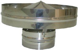 CHAPEU T/CHINES C/ABA INOX 125MM