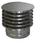 CHAPEU T/PINHA        INOX 125MM