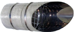 SAIDA LATERAL         INOX 100MM