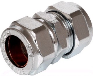 UNIAO SIMPLES NIQUELADA      22 MM#